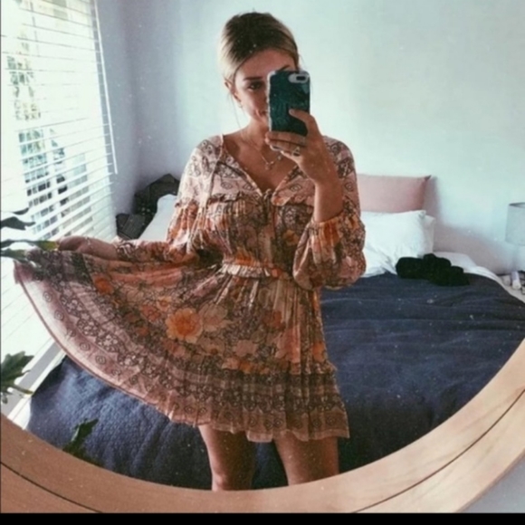 HP! Floral Boho Chic Dress - Picture 5 of 7